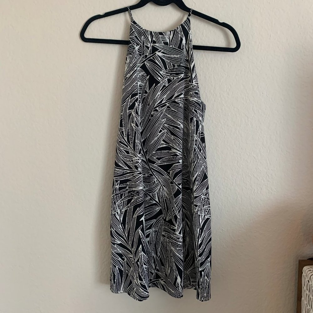 Palm Print Dress